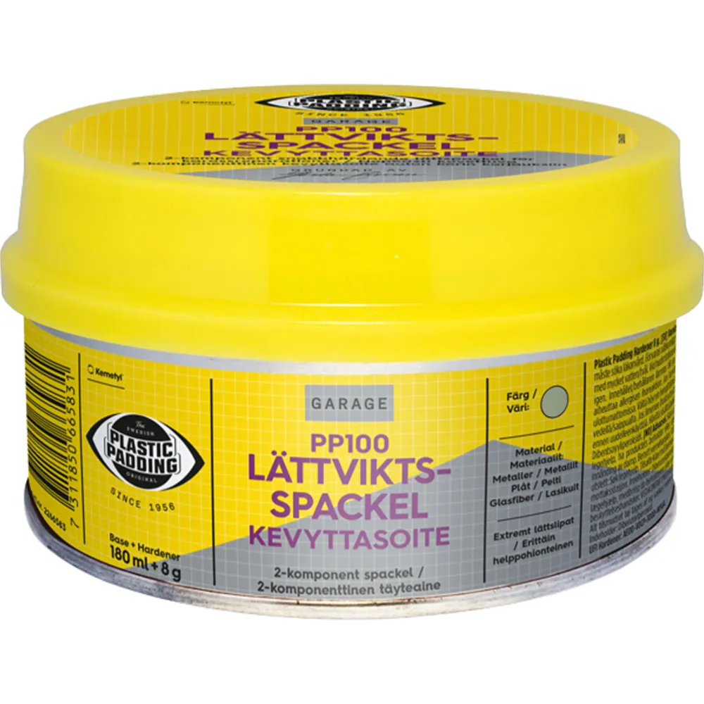 Plastic Padding PP100 lättviktsspackel 180 ml