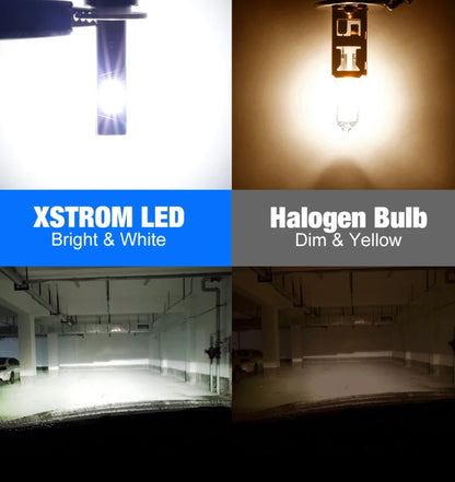 XSTORM H1 LED Headlight Bulbs H3 Led Lamps Mini 20000LM 6500K CSP Super Bright High Low Beam for Car 12V